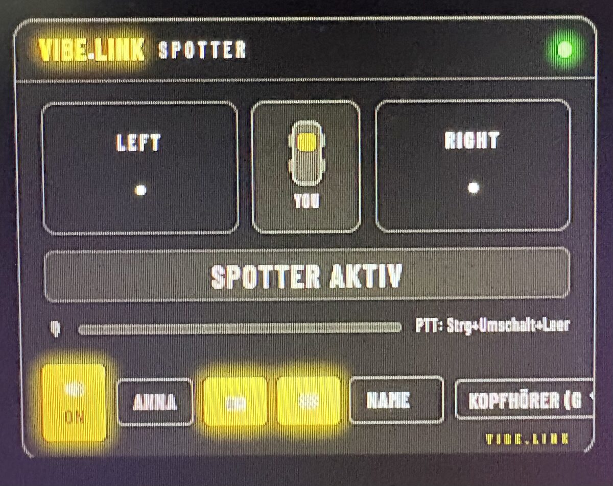 Spotter — VibeLink Overlay